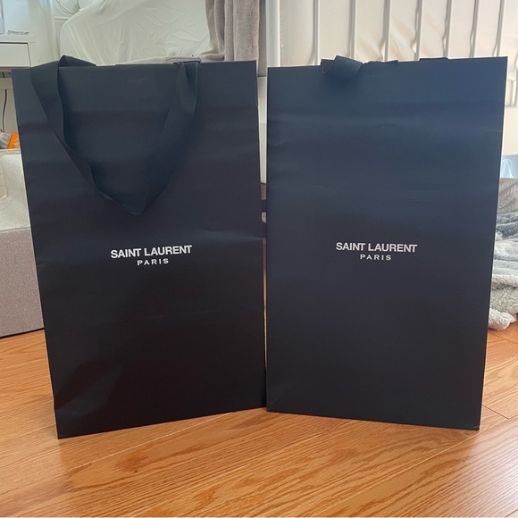 2 for $50 YSL Yves Saint Laurent Shopping Bags - Picture 2 of 3